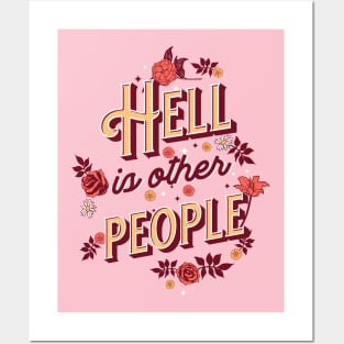 Introvert Hell is Other People Posters and Art